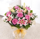 Pink Pop Hand tied